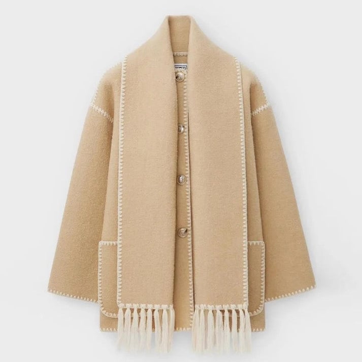 The Perfect Winter Ensemble: Coat And Scarf