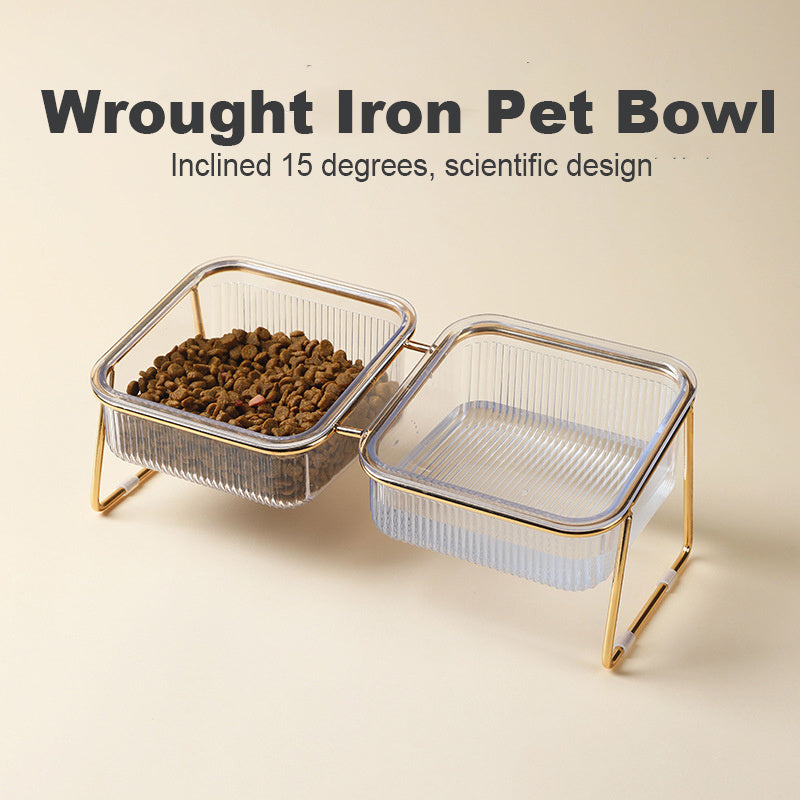 Non-Slip Raised Pet Food Bowls For Dogs And Cats