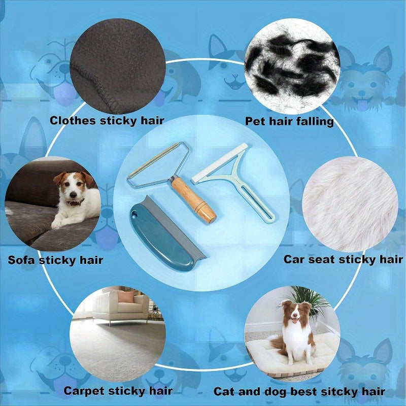 Portable Pet Hair Remover Set