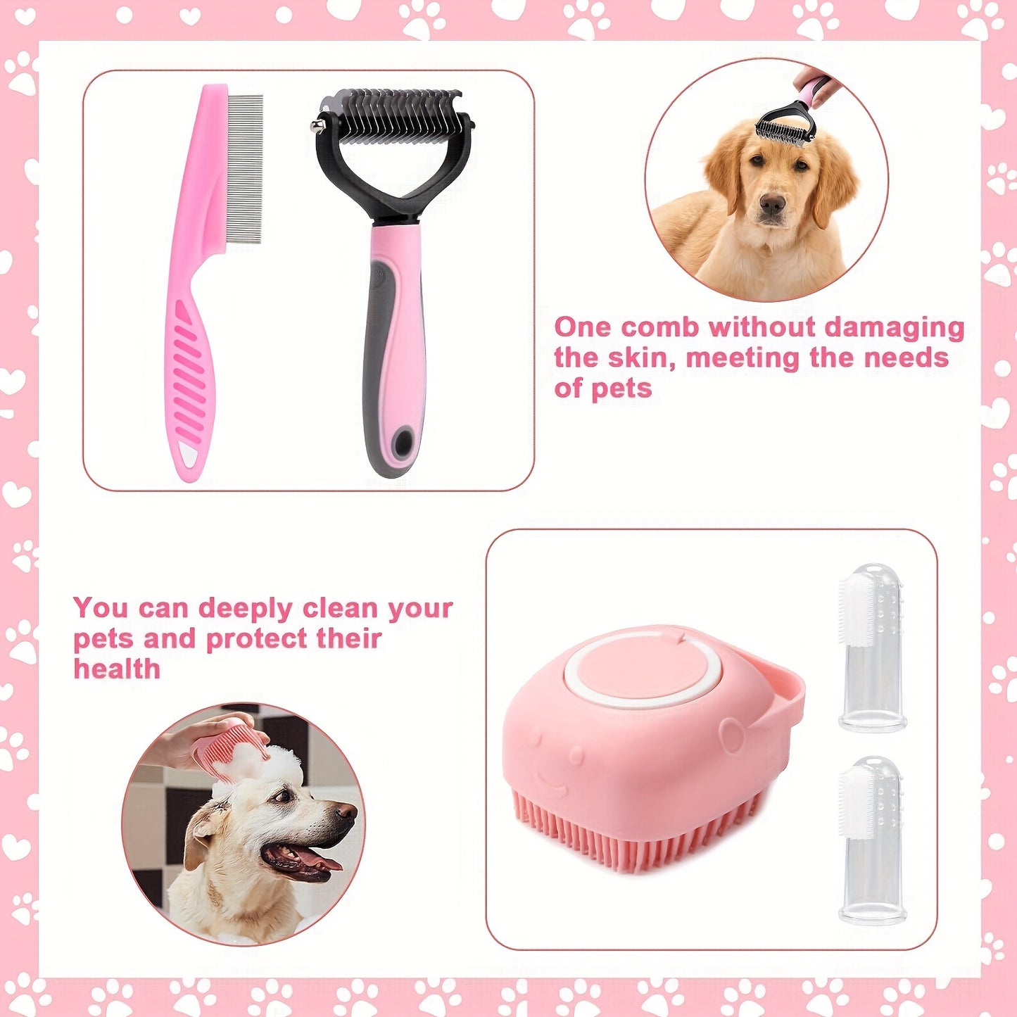 8pcs Dog Grooming Set