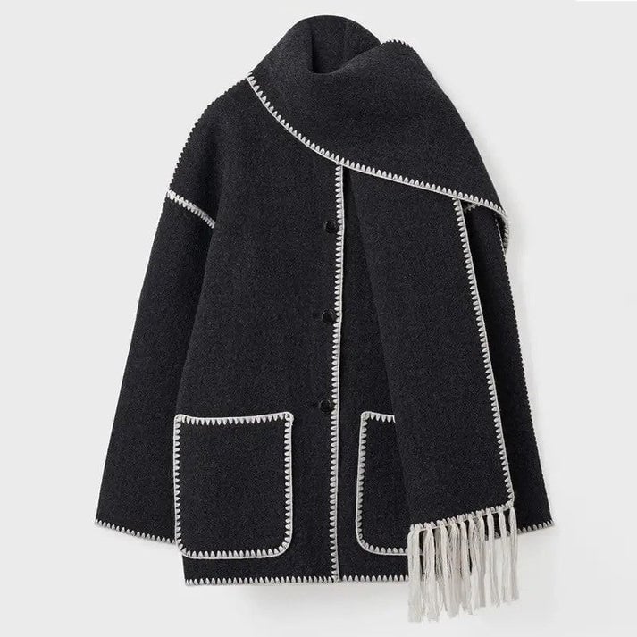 The Perfect Winter Ensemble: Coat And Scarf