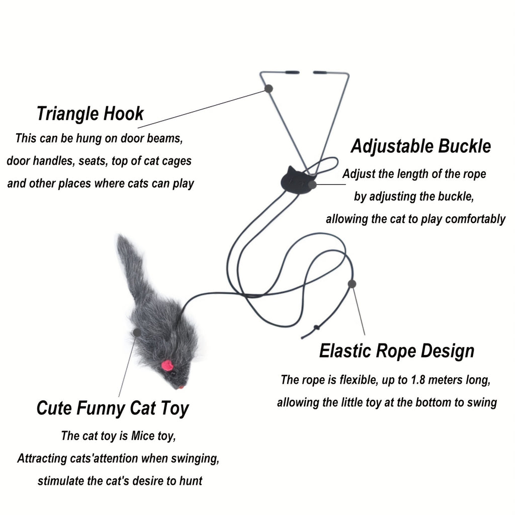Adjustable Hanging Cat Toy Set
