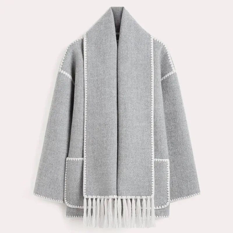 The Perfect Winter Ensemble: Coat And Scarf