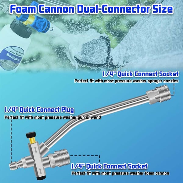 Foam Cannon Dual-Connector Accessory