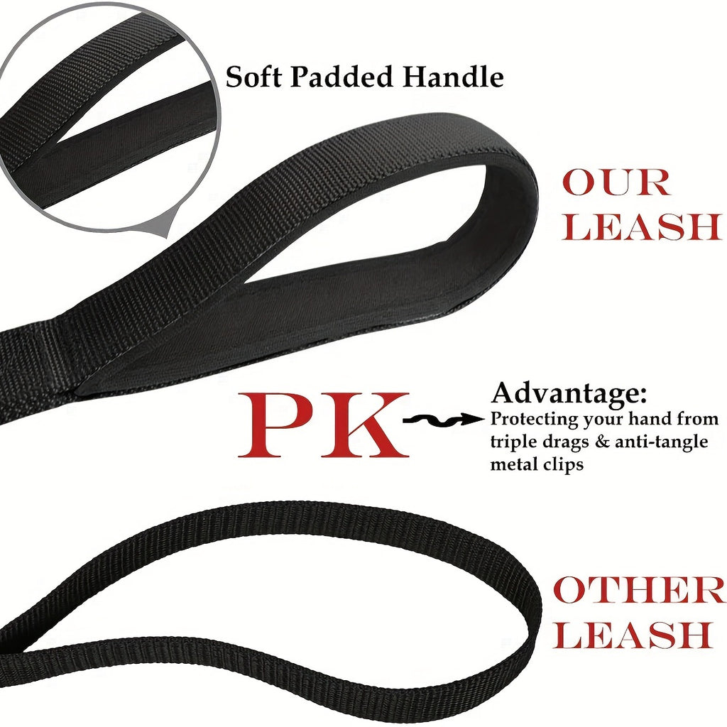 3-in-1 Dog Leash with Adjustable Car Seat Belt