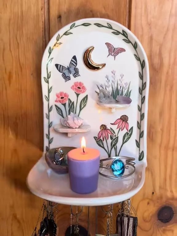 🔥Last Day 49% Off🔥Sacred Floral Jewelry Altar
