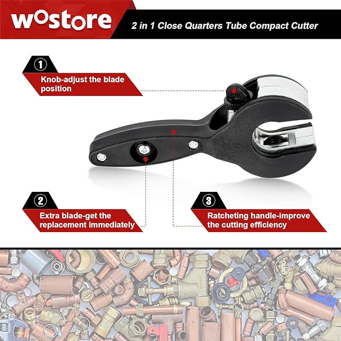 🔥Last day limited time offer 54% off🔥🔥Ratcheting Tubing Cutter