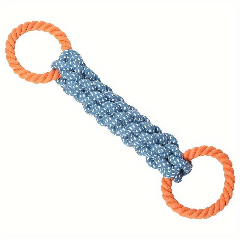Double-Handled Braided Rope Pet Toy