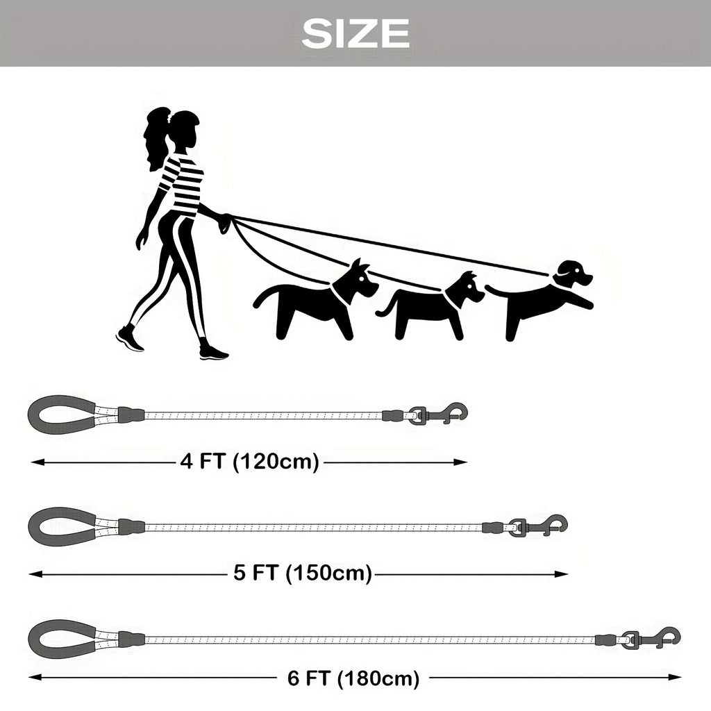 Reflective Pet Dog Leash for Dogs of All Sizes