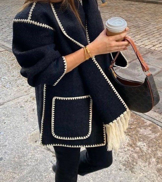 The Perfect Winter Ensemble: Coat And Scarf