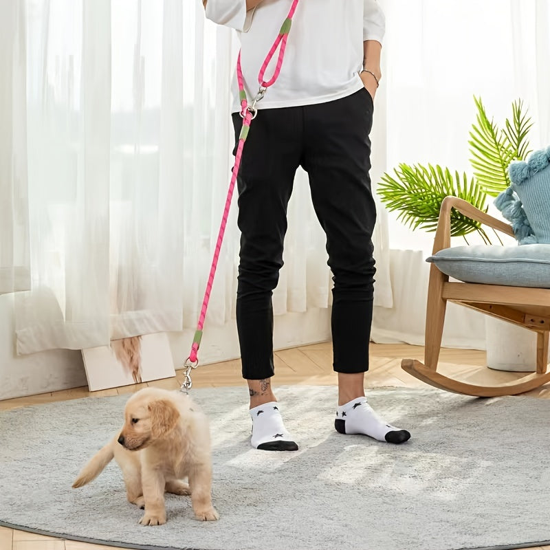 Reflective Hands-Free Dog Leash for Hiking, Walking, and Running