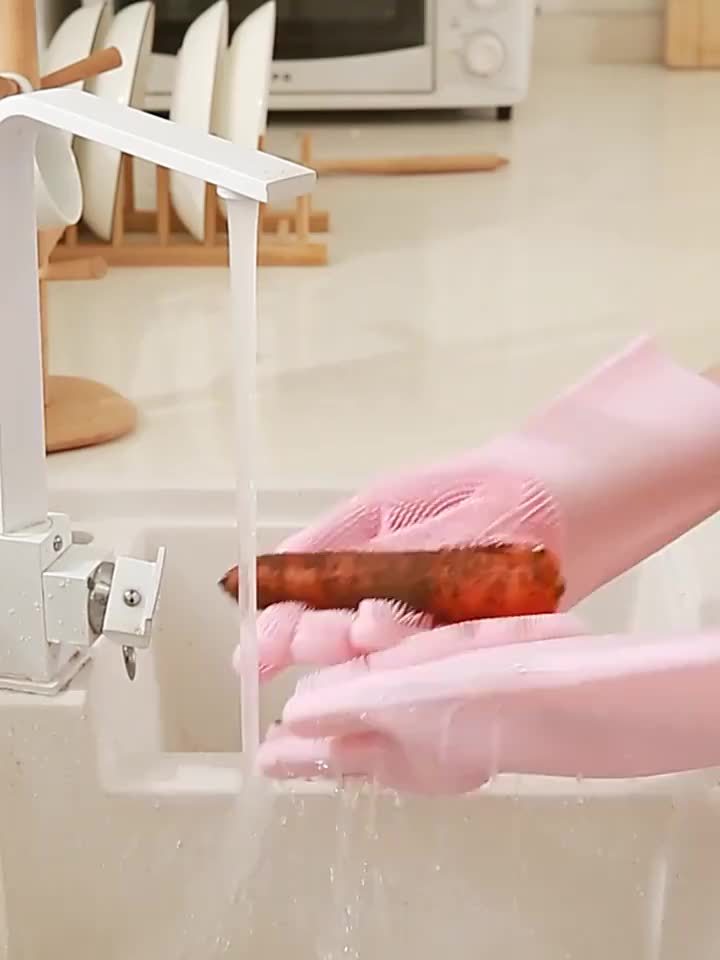 Pet Bath Glove Grooming Brush Set