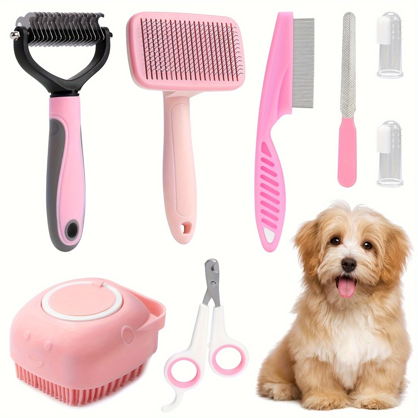 8pcs Dog Grooming Set