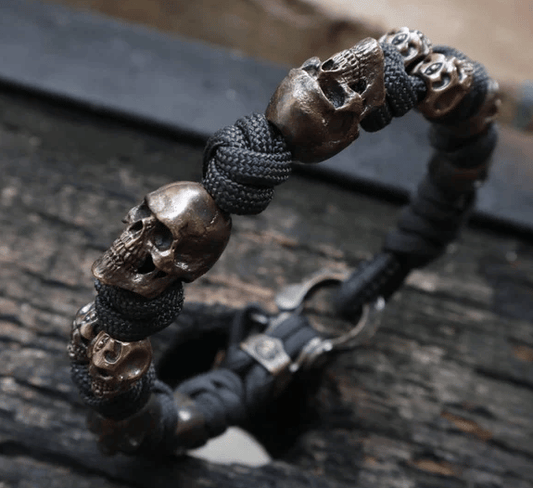 💥49% OFF🏴‍☠💀The Skull Army Paracord Bracelet📿