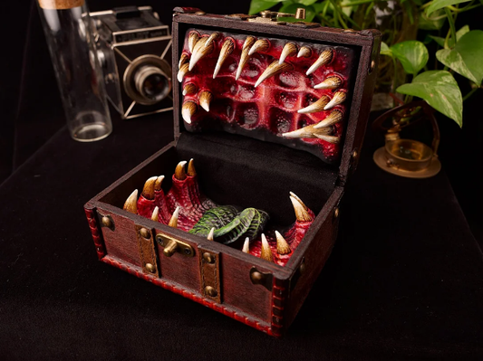 Mimic Chest Lockable Fantasy Dice Box