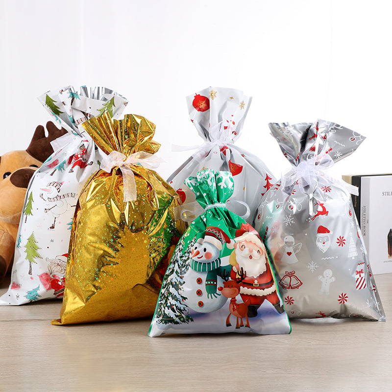 2024 New Christmas Drawstrings Gift Bags