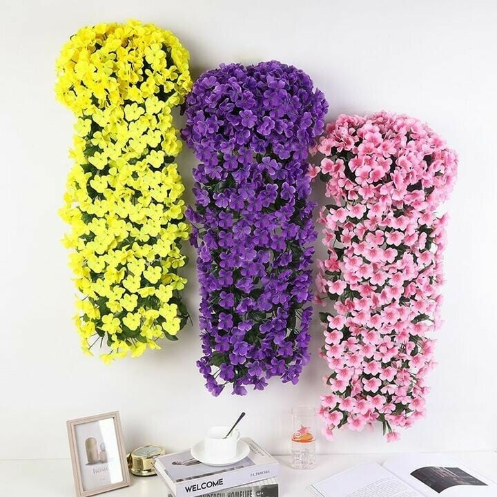 🔥 - 🌺🌷Vivid Artificial Hanging Orchid Bunch