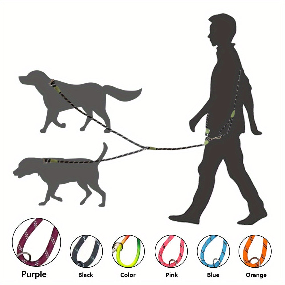 Reflective Hands-Free Dog Leash for Hiking, Walking, and Running