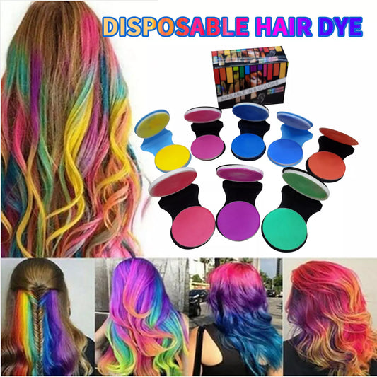 ⚡ A flash sale 50% OFF - 8 Colors Temporary Hair Powder Hair Dye