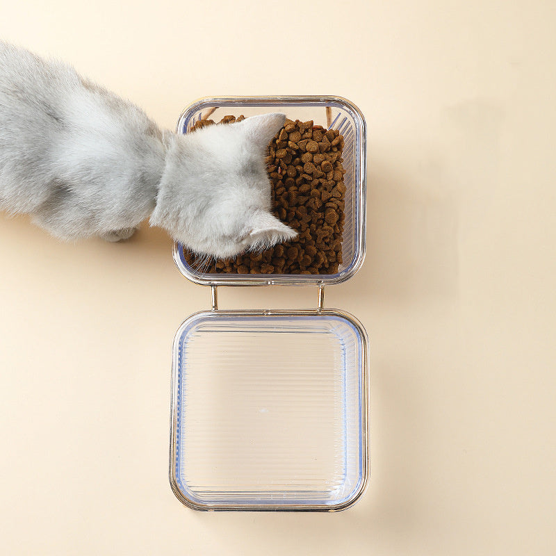 Non-Slip Raised Pet Food Bowls For Dogs And Cats