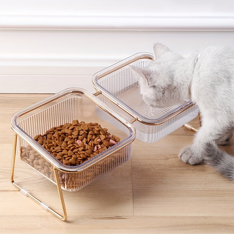 Non-Slip Raised Pet Food Bowls For Dogs And Cats