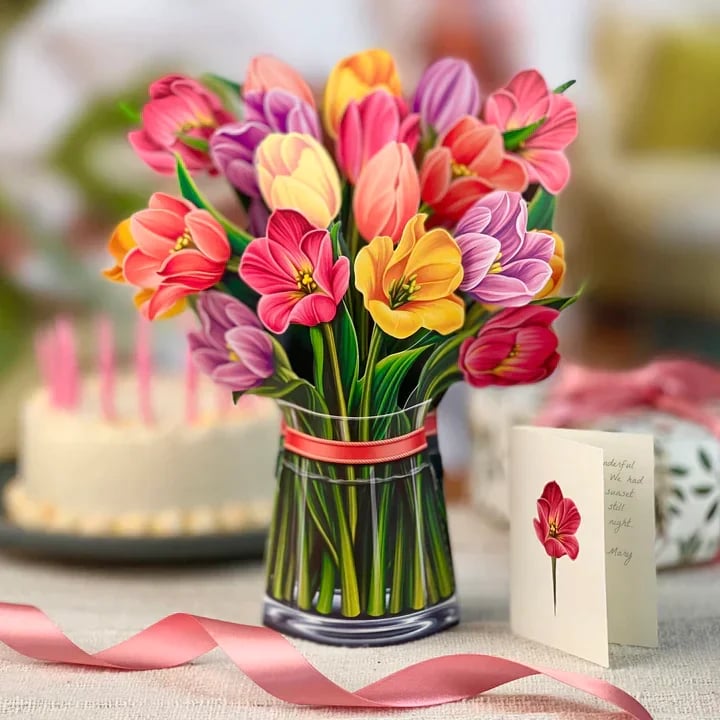 🔥Pop Up Flower Bouquet Greeting Card