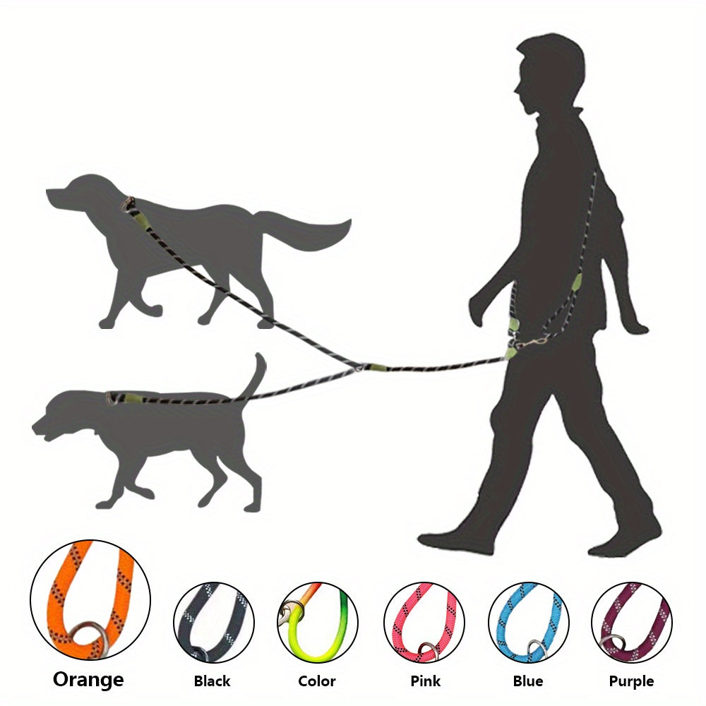 Reflective Hands-Free Dog Leash for Hiking, Walking, and Running