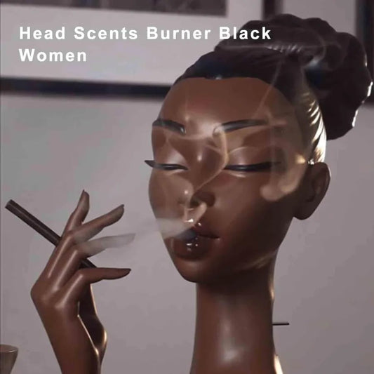 Buy 3 Free Shipping🔥Head Incense Burner Black Woman