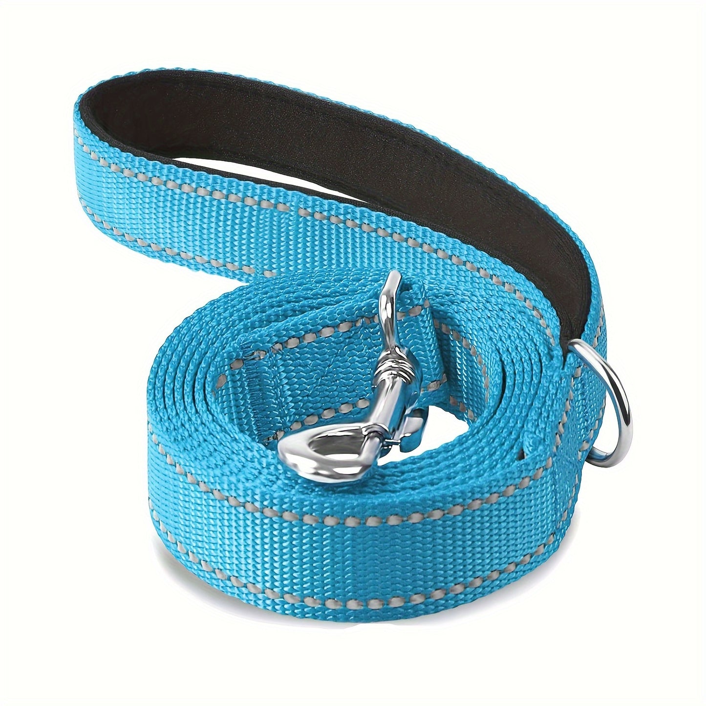 Reflective Neoprene Padded Dog Leash