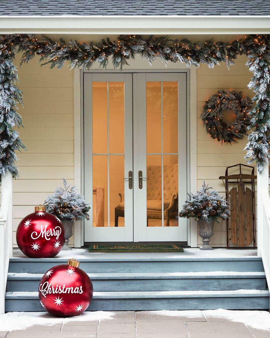 Outdoor Christmas PVC inflatable Decorated Ball🎉