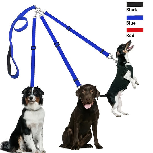 3-in-1 Dog Leash with Adjustable Car Seat Belt