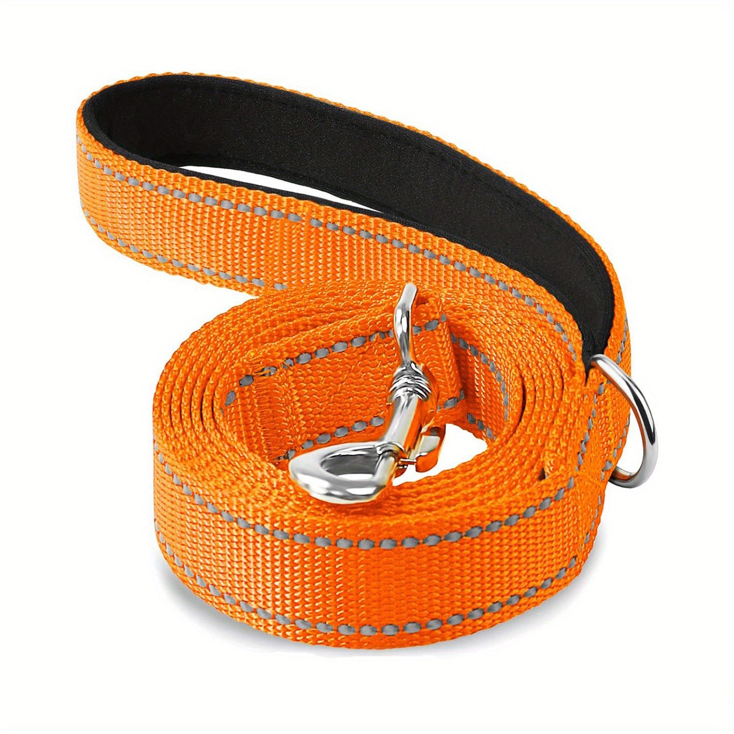 Reflective Neoprene Padded Dog Leash