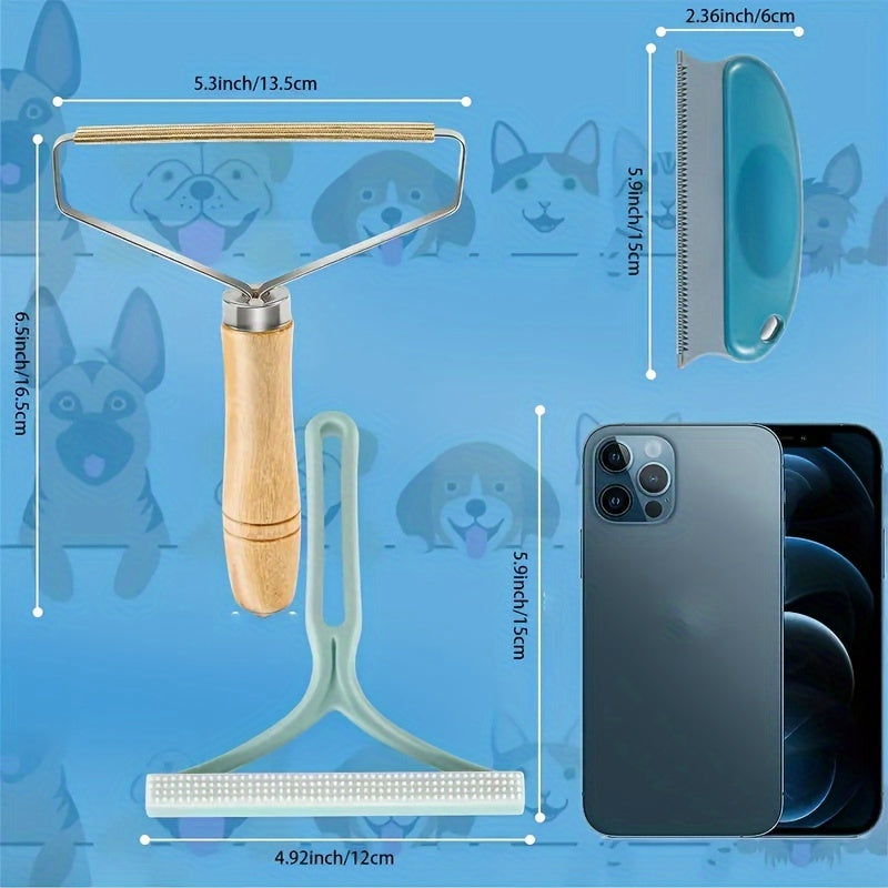 Portable Pet Hair Remover Set