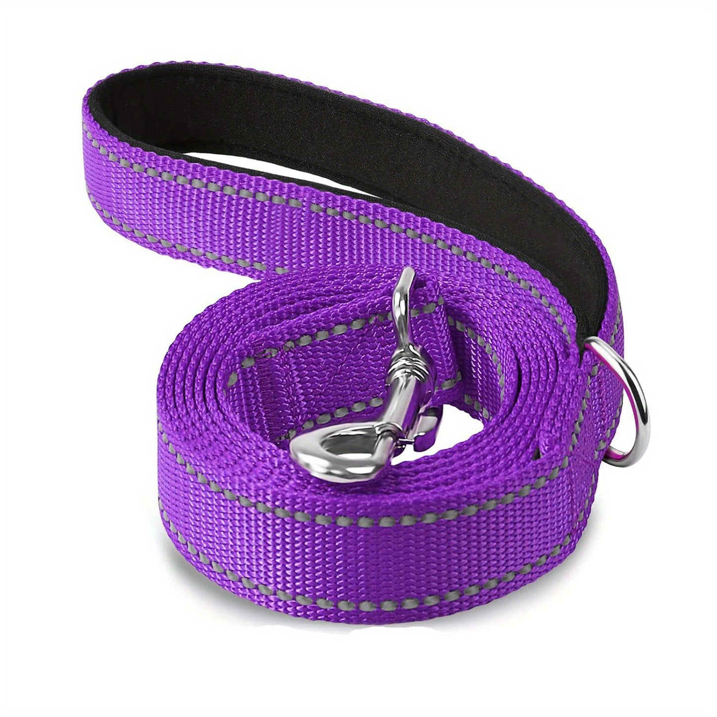 Reflective Neoprene Padded Dog Leash