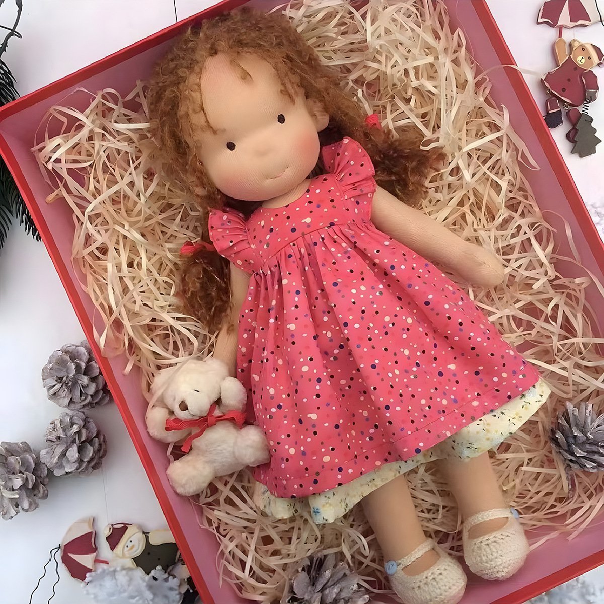 👧Handmade Waldorf Doll - Elena