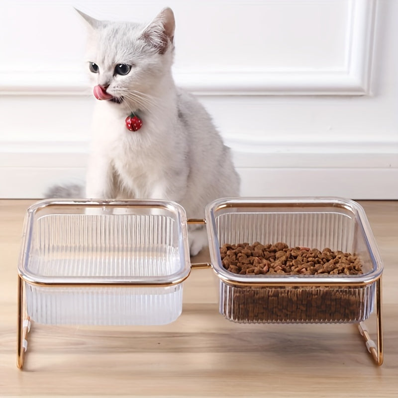 Non-Slip Raised Pet Food Bowls For Dogs And Cats