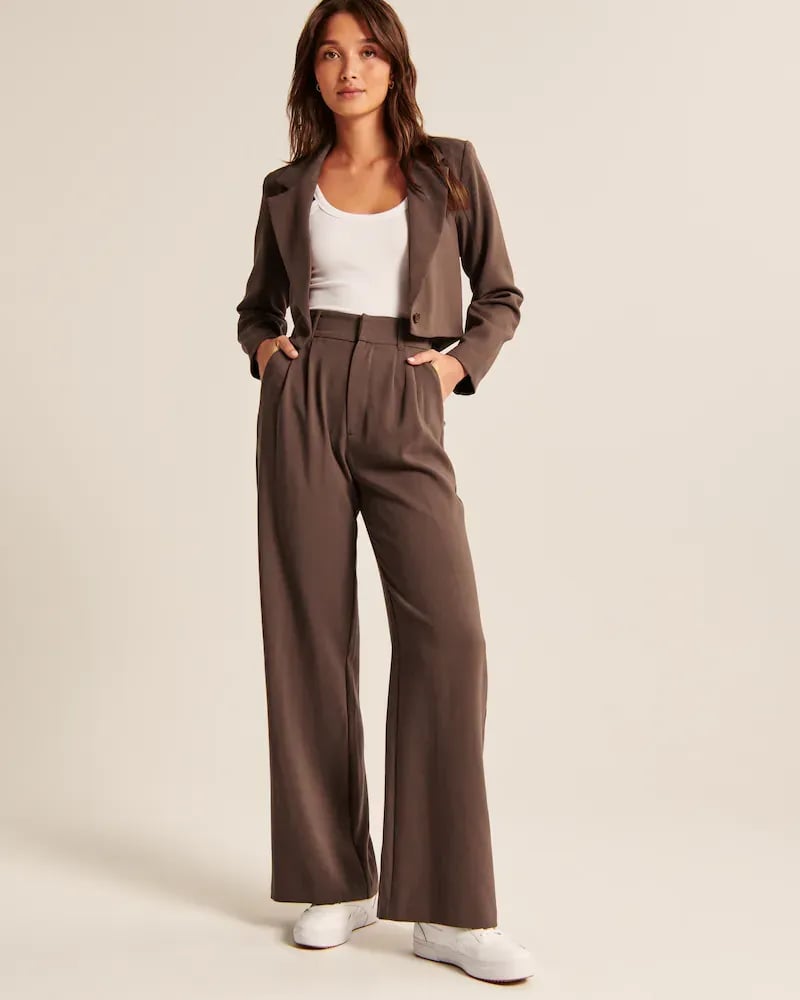 Lightweight Tailored Wide Leg Pants (Buy 2 Free Shipping)