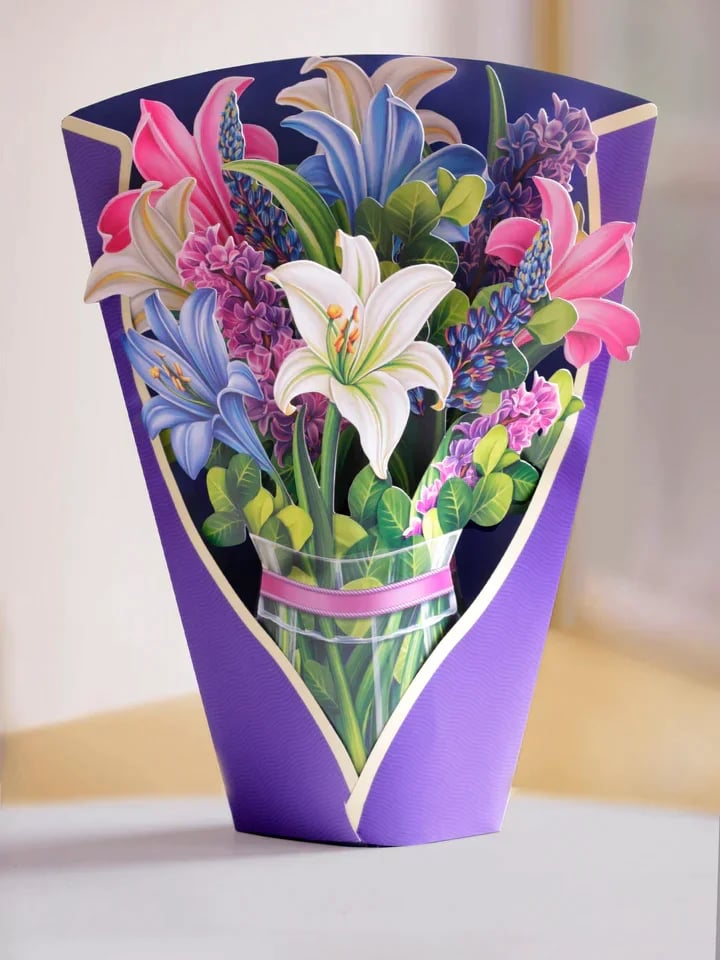 🔥Pop Up Flower Bouquet Greeting Card