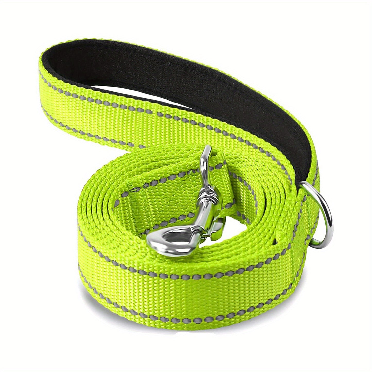 Reflective Neoprene Padded Dog Leash