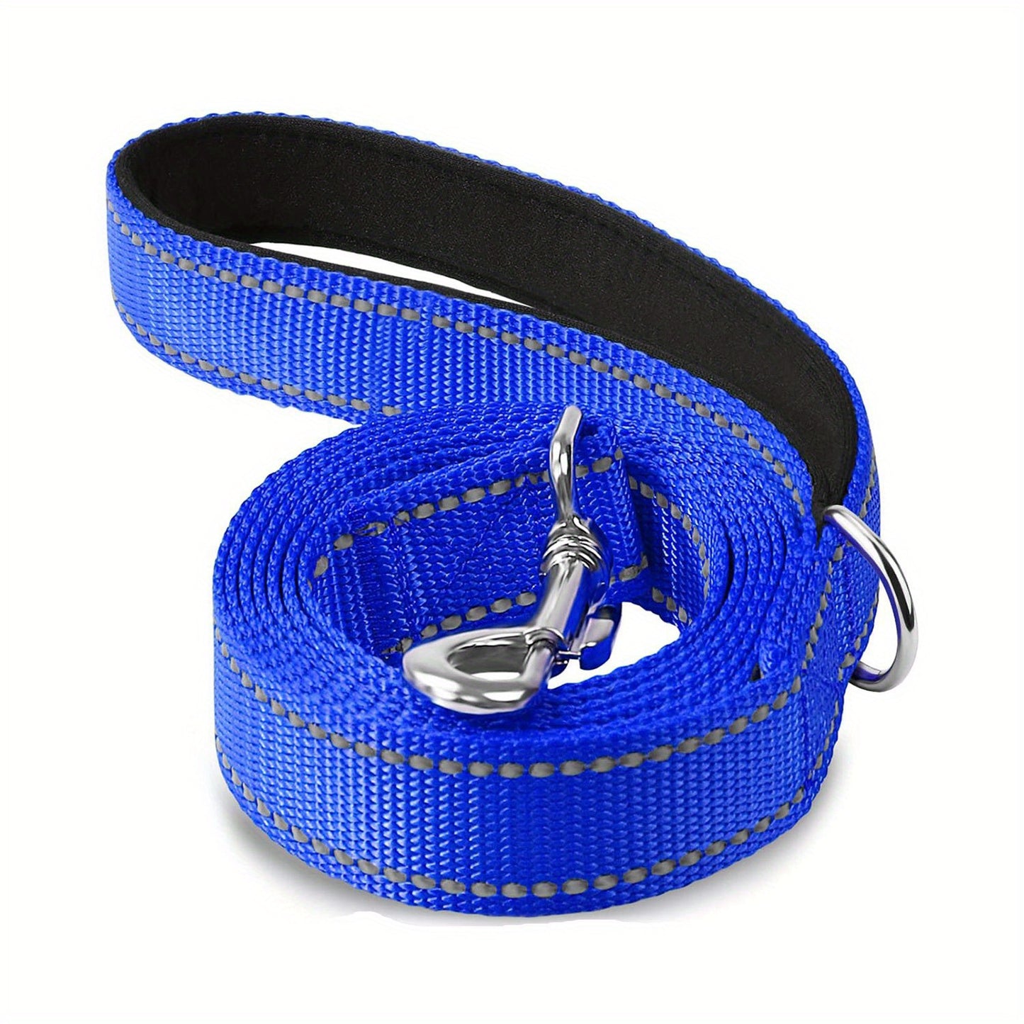 Reflective Neoprene Padded Dog Leash