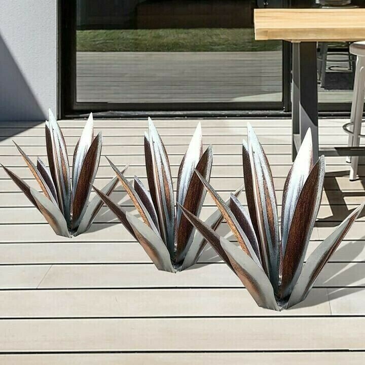 Garden solar light waterproof garden agave