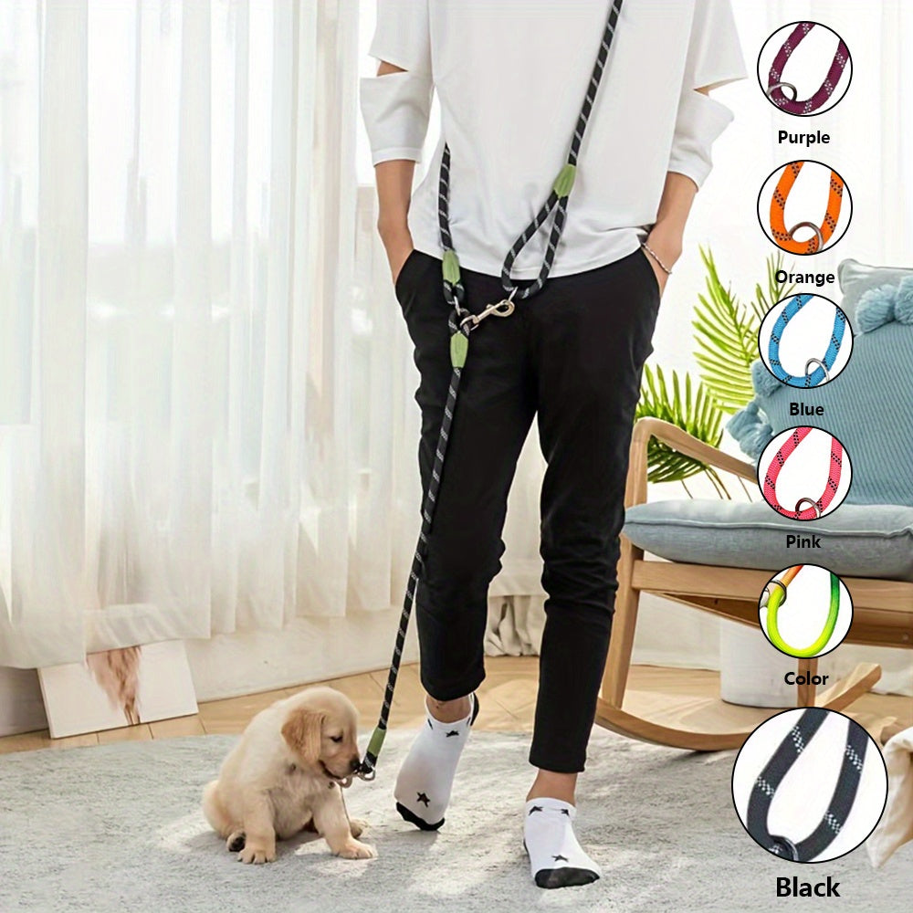 Reflective Hands-Free Dog Leash for Hiking, Walking, and Running