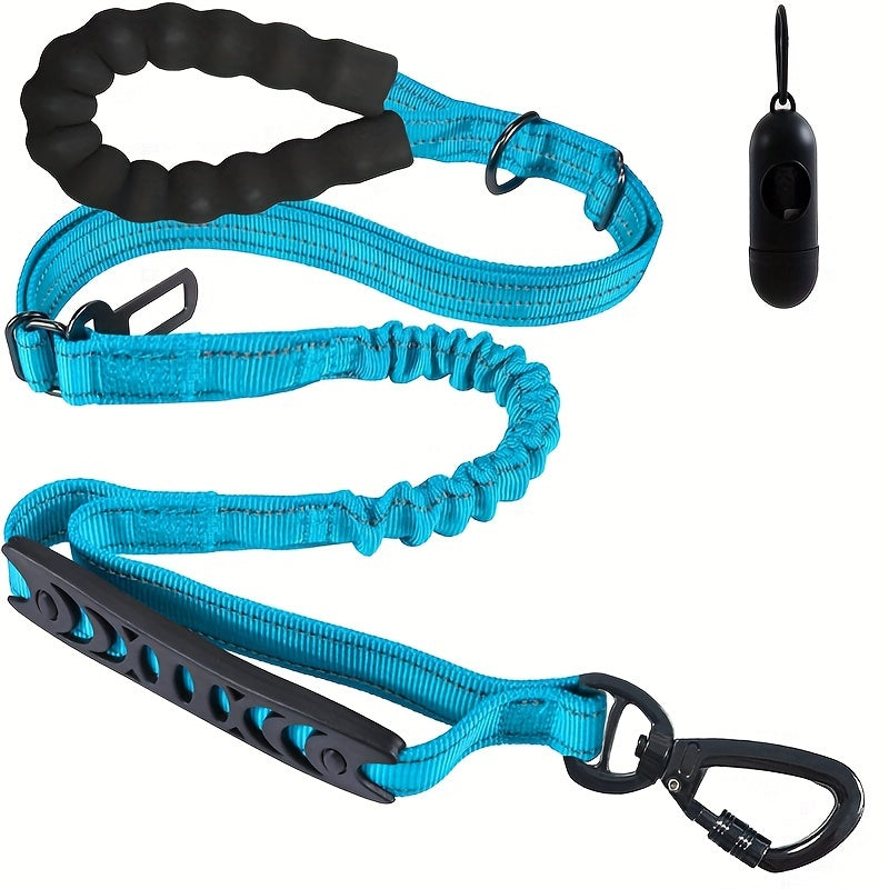 Heavy Duty Bungee Dog Leash with 2 Padded Handles