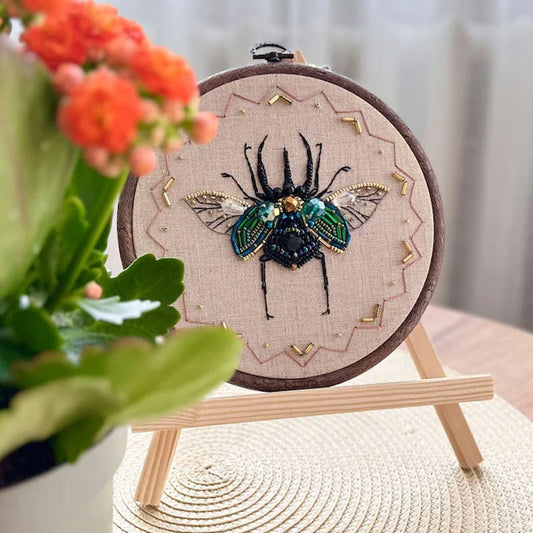 Insect Bead Embroidery DIY Craft Kit