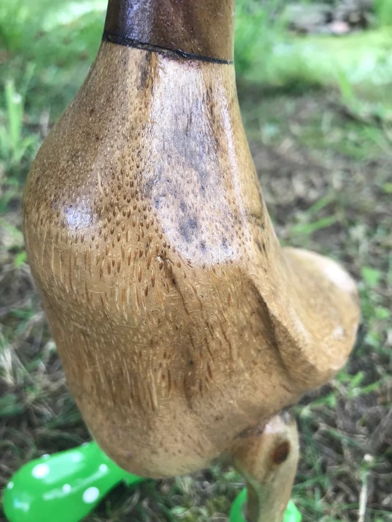 🌈Hand Carved Wellies Duck Family💞