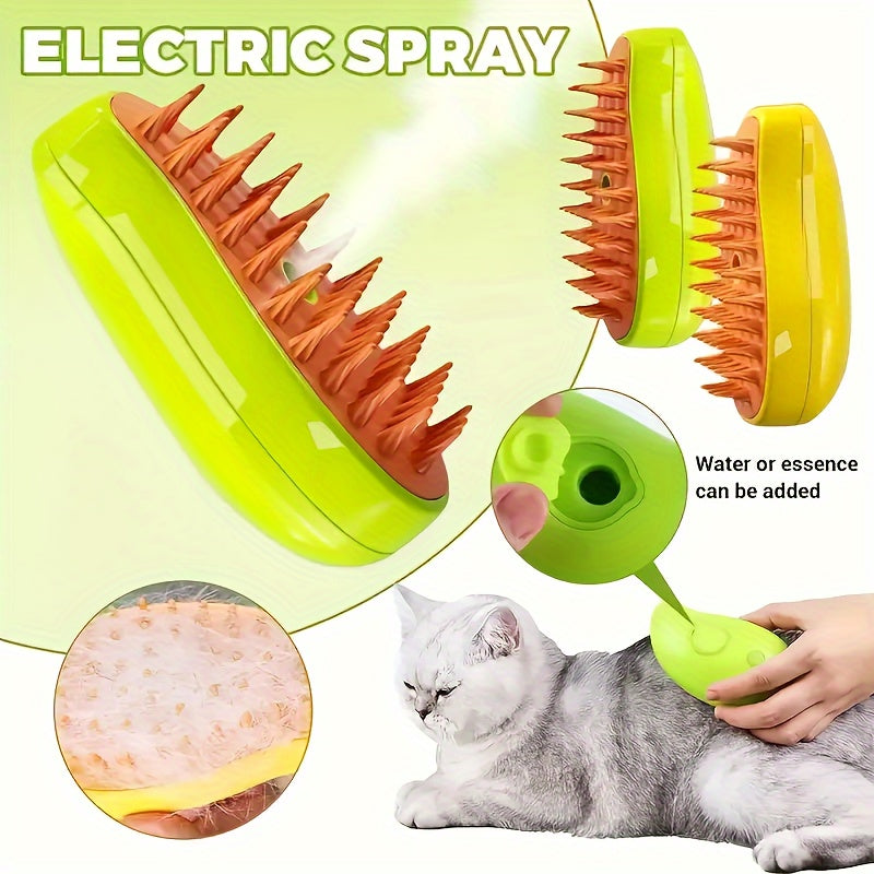 3-in-1 Self-Cleaning Cat Steam Brush