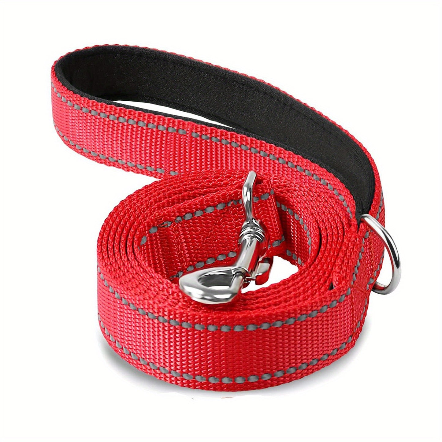 Reflective Neoprene Padded Dog Leash