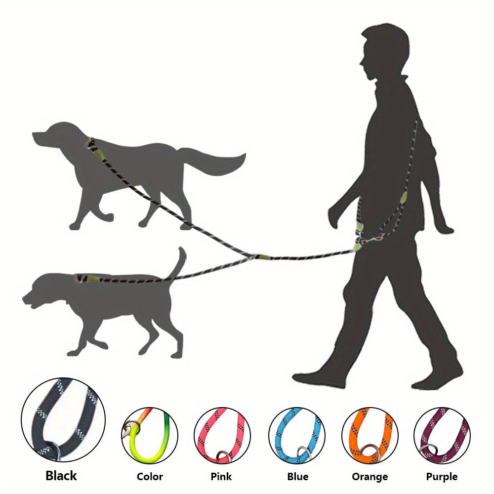 Reflective Hands-Free Dog Leash for Hiking, Walking, and Running