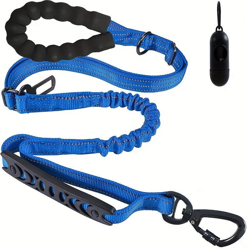 Heavy Duty Bungee Dog Leash with 2 Padded Handles