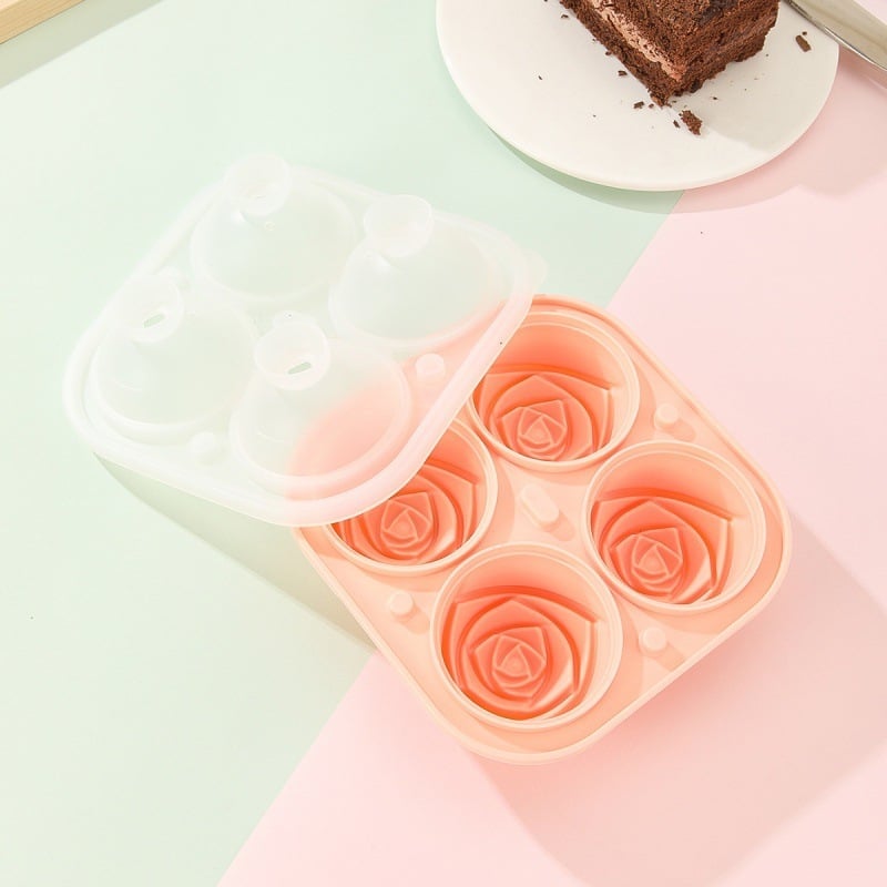 👍 Buy 2 Get 1 Free - Rose Shaped Ice Mold 🌹🧊